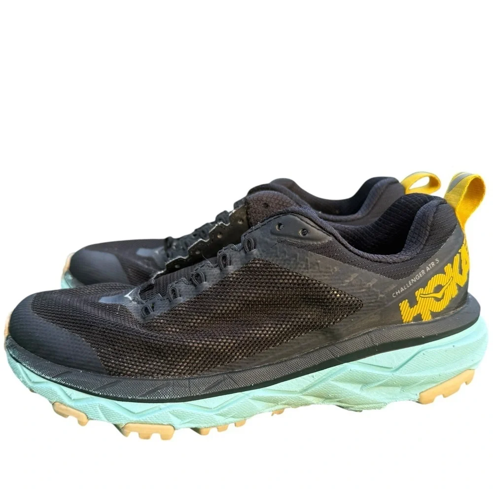 Hoka One One Challenger ATR 5 Women 6 Blue Trail Running Sneaker Athletic Shoe